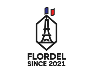 Eiffel Tower Landmark logo design