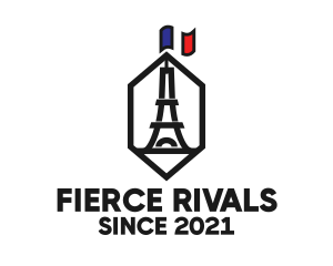 Eiffel Tower Landmark logo design