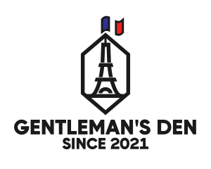 Eiffel Tower Landmark logo design