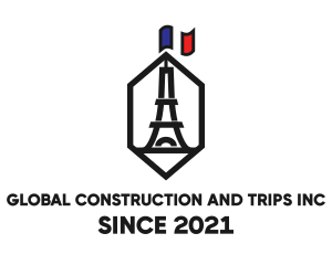 Eiffel Tower Landmark logo design