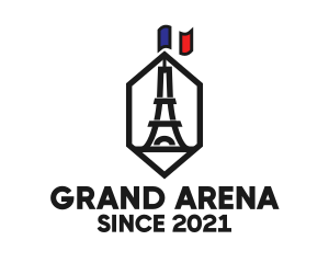 Eiffel Tower Landmark logo design