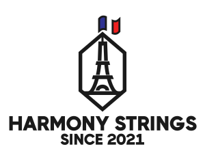 Eiffel Tower Landmark logo design