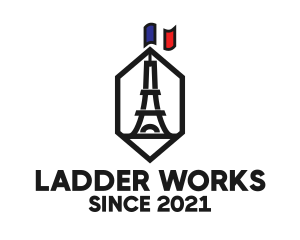 Eiffel Tower Landmark logo design