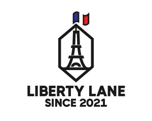 Eiffel Tower Landmark logo design