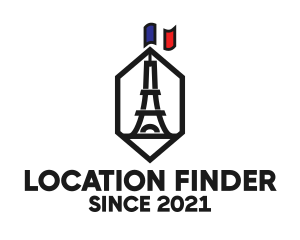 Eiffel Tower Landmark logo design