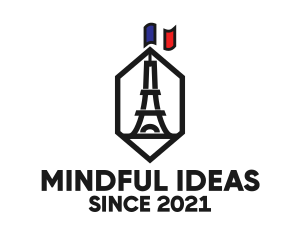 Eiffel Tower Landmark logo design