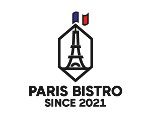 Eiffel Tower Landmark logo design