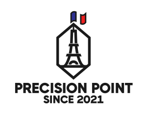 Eiffel Tower Landmark logo design