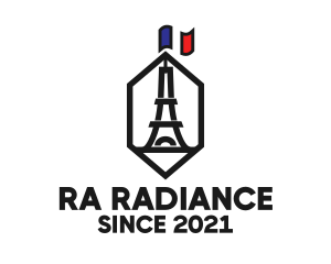 Eiffel Tower Landmark logo design