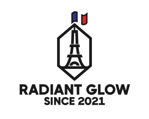 Eiffel Tower Landmark logo design