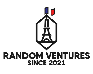 Eiffel Tower Landmark logo design