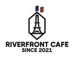 Eiffel Tower Landmark logo design