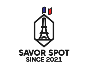 Eiffel Tower Landmark logo design