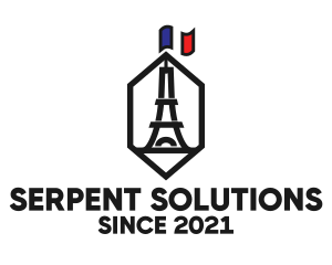 Eiffel Tower Landmark logo design