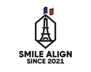 Eiffel Tower Landmark logo design