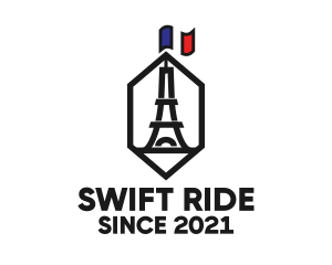 Eiffel Tower Landmark logo design