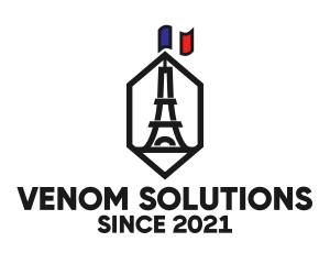 Eiffel Tower Landmark logo design