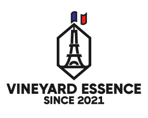 Eiffel Tower Landmark logo design