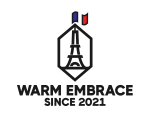 Eiffel Tower Landmark logo design