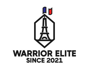 Pisa - Eiffel Tower Landmark logo design