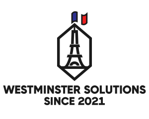 Eiffel Tower Landmark logo design