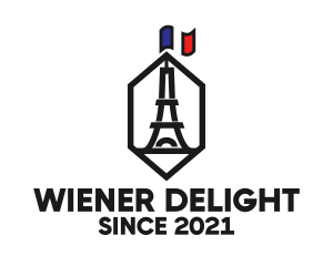 Eiffel Tower Landmark logo design