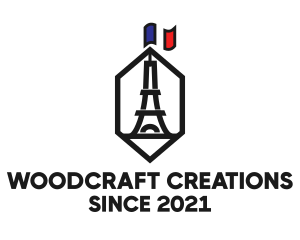 Eiffel Tower Landmark logo design