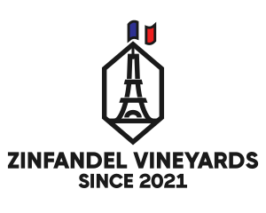 Eiffel Tower Landmark logo design