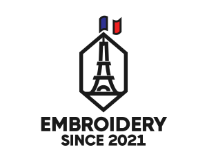 Eiffel Tower Landmark logo design