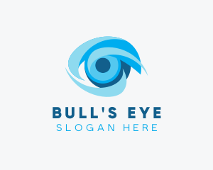 Eye Optical Lens logo design