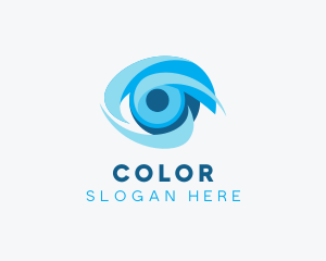 Optics - Eye Optical Lens logo design