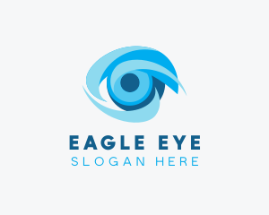 Eye Optical Lens logo design