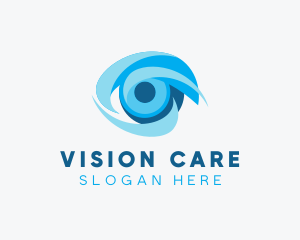 Ophthalmology - Eye Optical Lens logo design