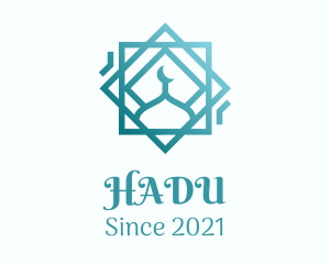 Travel - Geometric Islam Temple logo design