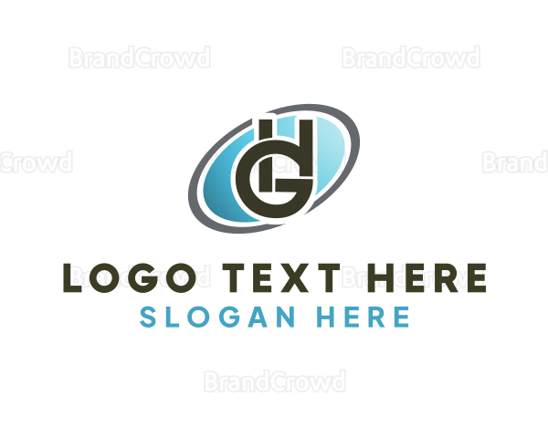 Generic Monogram Letter HG Logo