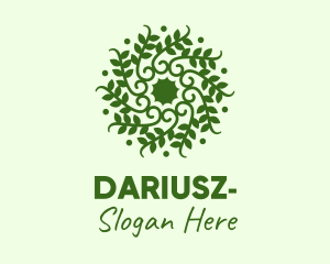 Decorative Green Vines  Logo