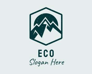 Mountain Climbing - Travel Mountain Peak logo design