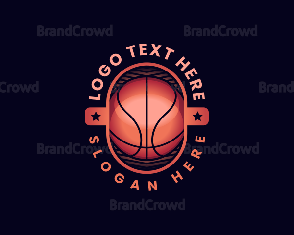 Basketball Sports Player Logo