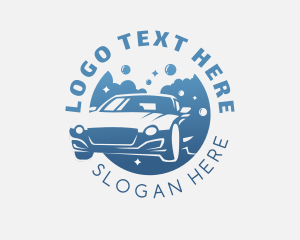 Car wash and mobile detailing logo design template