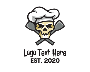 Cuisine - Skull Cuisine Chef logo design