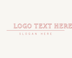 Line - Elegant Stylish Beauty logo design