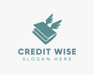 Credit - Credit Wallet Wings logo design