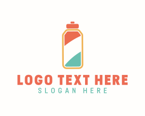 Bottle - Water Beverage Bottle logo design