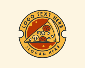 Food - Pizza Food Pizzeria logo design