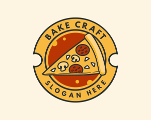 Pizza Food Pizzeria logo design