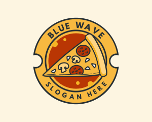 Pizza Food Pizzeria logo design