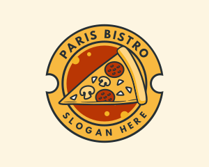 Pizza Food Pizzeria logo design