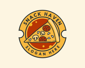 Pizza Food Pizzeria logo design