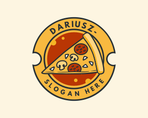Eat - Pizza Food Pizzeria logo design