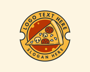 Pizza Food Pizzeria Logo